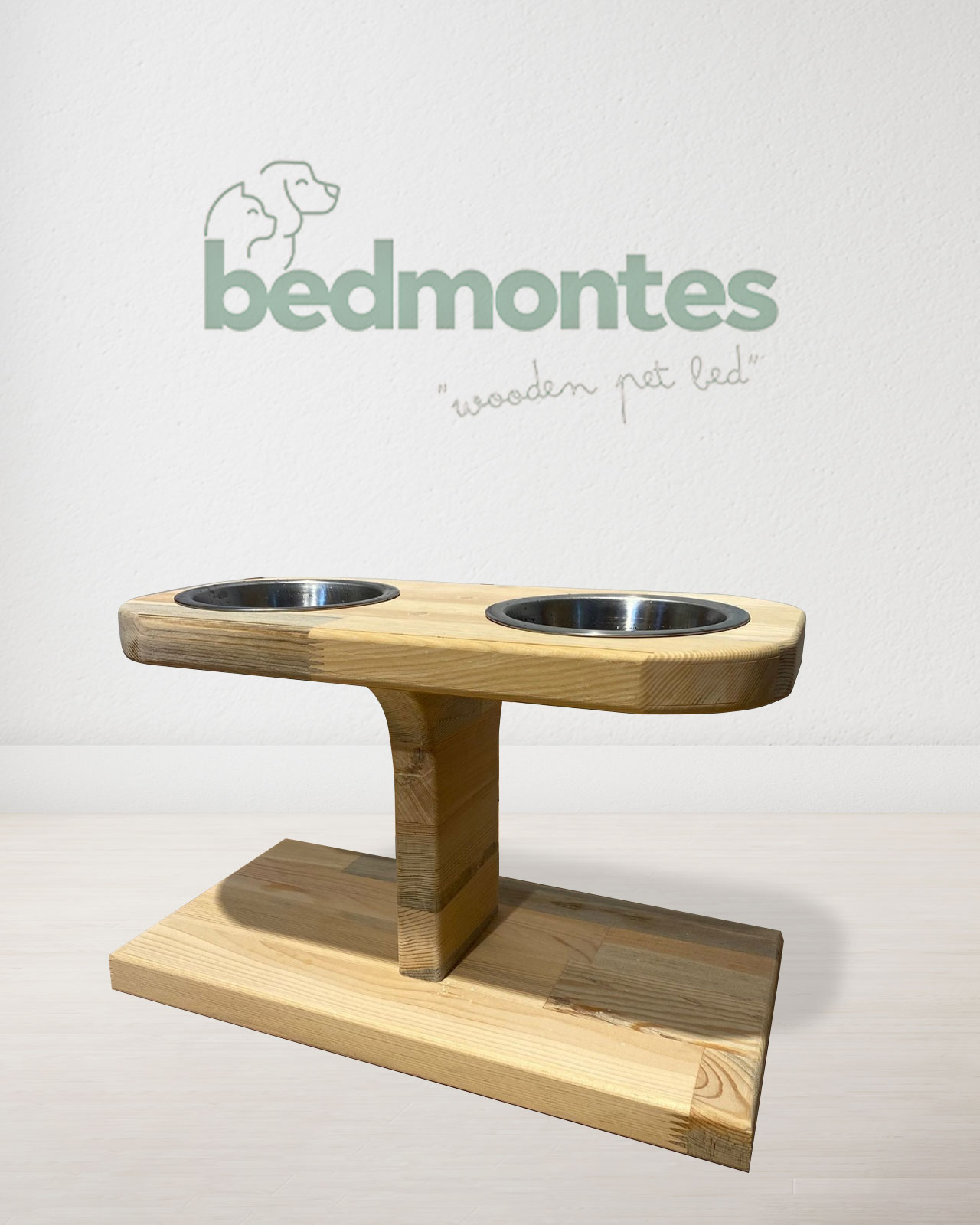 2’Li Çam Masif Panel Premium Mama Kabı