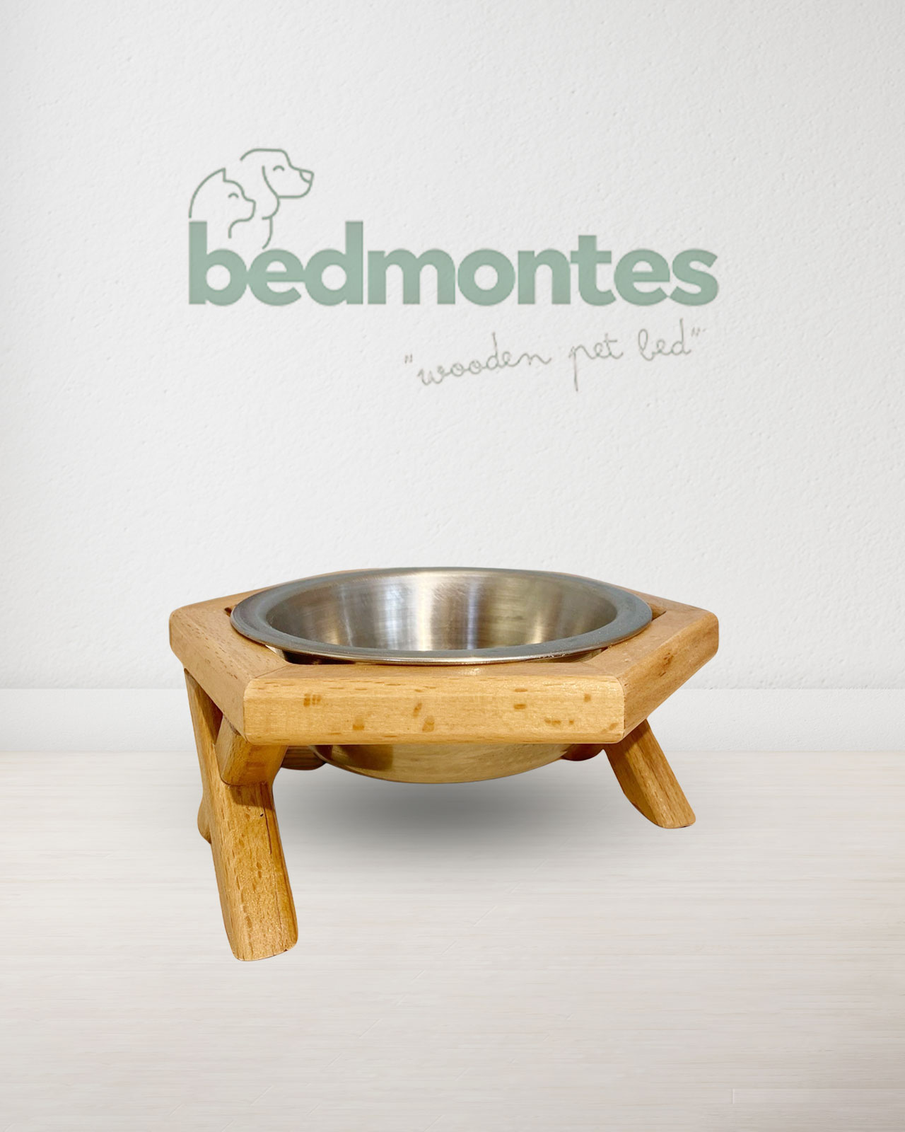 Kayın Ağacı Tekli Mama Kabı